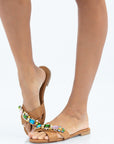 HANDMADE SLIPPER COGNAC