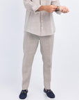 POSILLIPO LONG LINEN TROUSERS