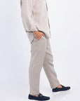 POSILLIPO LONG LINEN TROUSERS