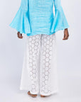 PANTALÓN LINO BOTONES PERLAS