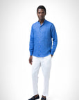SLIM KOREAN LINEN SHIRT