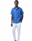 CLASSIC SHORT SLEEVE LINEN SHIRT