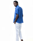 POSILLIPO LONG LINEN TROUSERS