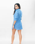 SOFIA MIDI LINEN SHIRT