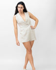 BETTY SHORT LINEN JUMPSUIT