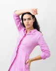 BEATRICE LONG LINEN DRESS