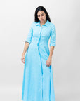 BEATRICE LONG LINEN DRESS