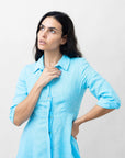 BEATRICE LONG LINEN DRESS