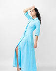 BEATRICE LONG LINEN DRESS