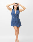 BETTY SHORT LINEN JUMPSUIT