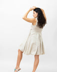 KANT SHORT LINEN DRESS