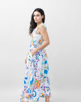 LISA LONG LINEN DRESS