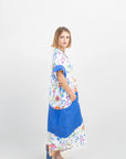 VESTIDO LINO MANGA VUELTA GERMANA