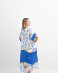 VESTIDO LINO MANGA VUELTA GERMANA