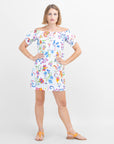 SUSANNA SHORT LINEN DRESS