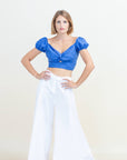 SUSY HALF SLEEVE LINEN BOLERO