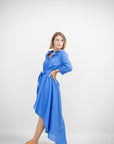 CALLE SIRENUSE LONG LINEN SARIAN