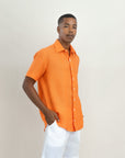 CLASSIC SHORT SLEEVE LINEN SHIRT