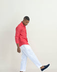 MIDI LINEN SHIRT