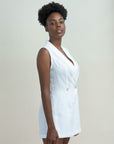 BETTY SHORT LINEN JUMPSUIT