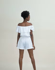 VOILA SHORT LINEN JUMPSUIT