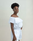 VOILA SHORT LINEN JUMPSUIT