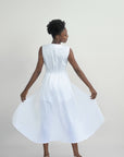 MADONNA LONG LINEN DRESS WITH SHORTS