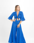 ORNELLA 3/4 SLEEVE LINEN BOLERO