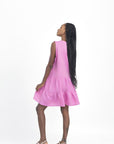 HYDRA SHORT LINEN DRESS
