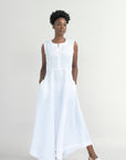 LISA LONG LINEN DRESS