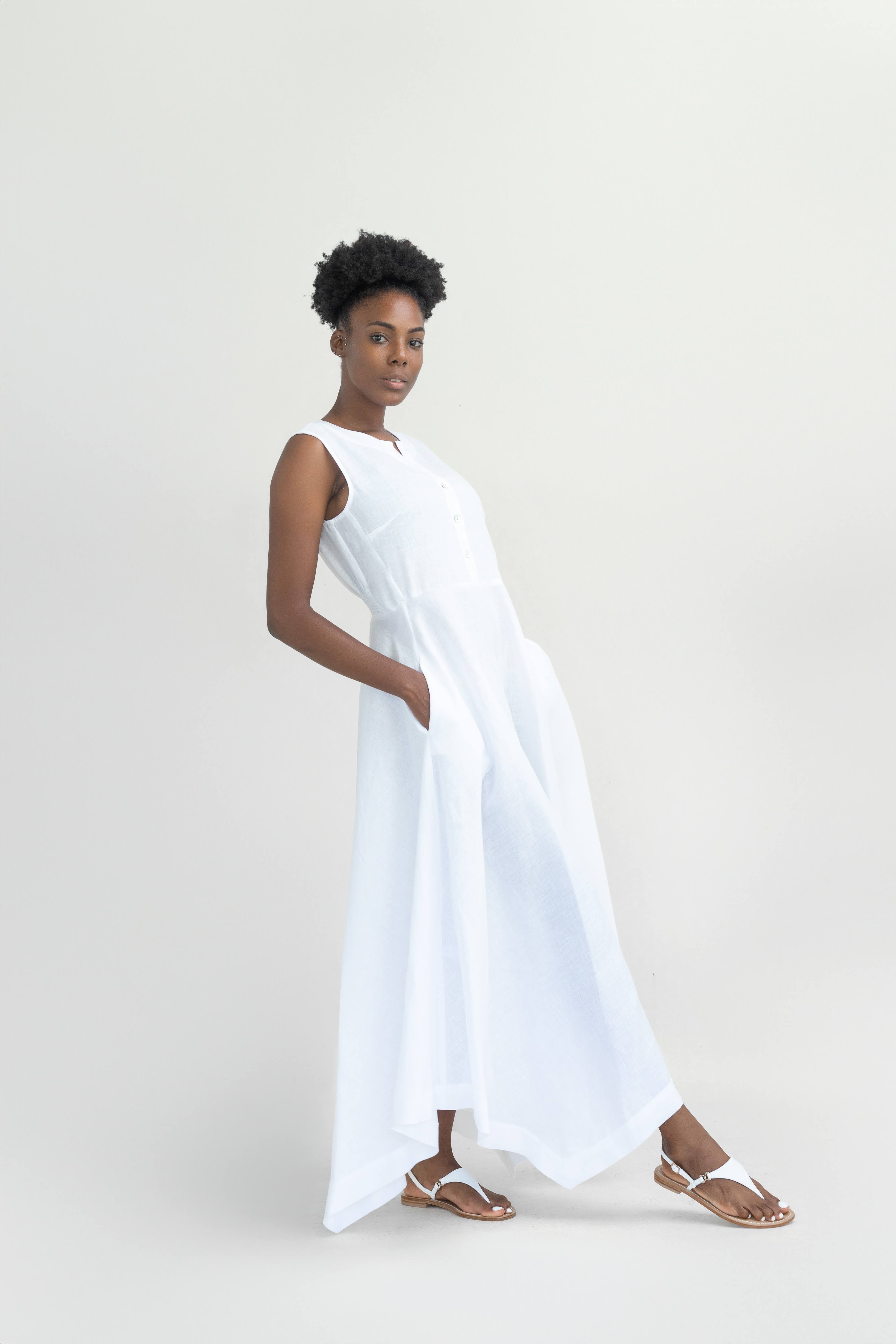 LISA LONG LINEN DRESS Mediterraneo Boutique Italiana LISA LONG LINEN DRESS Mediterraneo Boutique Italiana