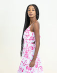SUSY SHORT LINEN DRESS