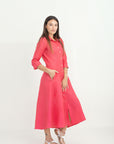 ANTIBES LONG LINEN DRESS