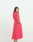 ANTIBES LONG LINEN DRESS