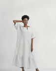 HYDRA LONG LINEN DRESS