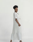 HYDRA LONG LINEN DRESS