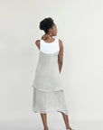 CRISTINA MIDI LINEN DRESS