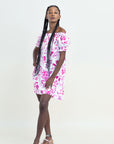 SUSANNA SHORT LINEN DRESS