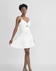 SUSY SHORT LINEN DRESS