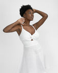 SUSY SHORT LINEN DRESS