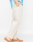 POSILLIPO LONG LINEN TROUSERS
