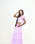 LONG LINEN SKIRT