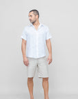 CLASSIC SHORT SLEEVE LINEN SHIRT