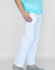 GIULIO LONG LINEN TROUSERS