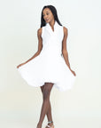 KANT SHORT LINEN DRESS