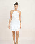 XINA SHORT LINEN DRESS