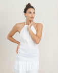 XINA SHORT LINEN DRESS