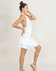 XINA SHORT LINEN DRESS