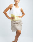 OLIVIA SHORT LINEN DRESS
