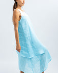 CRISTINA MIDI LINEN DRESS